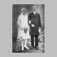 022-0553 Karpau - Das Brautpaar Willy Rosmaity und Johanna geb. Strehlau im Jahre 1928.jpg